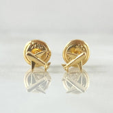 Stud Earrings Airplane 0.6gr / 18K Yellow Gold