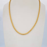 Franco Chain 8.95gr / 23.9in / 18K Gold +3$