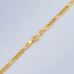 Figaro Chain 7.3gr / 25.8in / 18K Gold +1 $