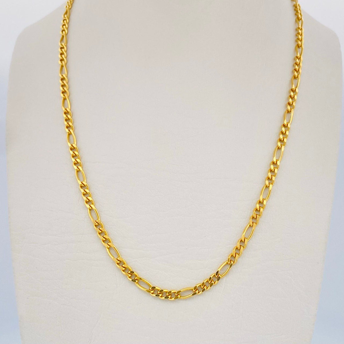 Figaro Chain 7.3gr / 25.8in / 18K Gold +1 $