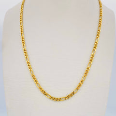 Figaro Chain 7.3gr / 25.8in / 18K Gold +1 $
