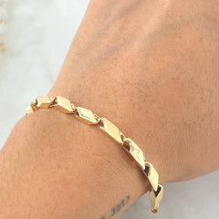Dragon Scale Bracelet 6gr / 8.1in / 18K Yellow Gold Nac.Esp.